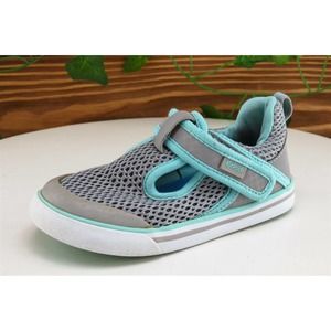 Kurkside Toddler Girls 8 Medium‎ Blue Mary Jane Fabric